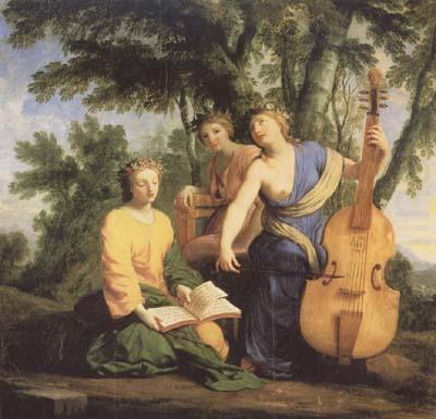 Eustache Le Sueur Melpomene,Erato und Polymnia (mk08) china oil painting image